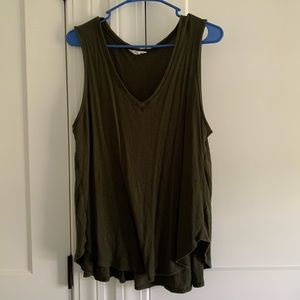 Caslon Foley waffle tank